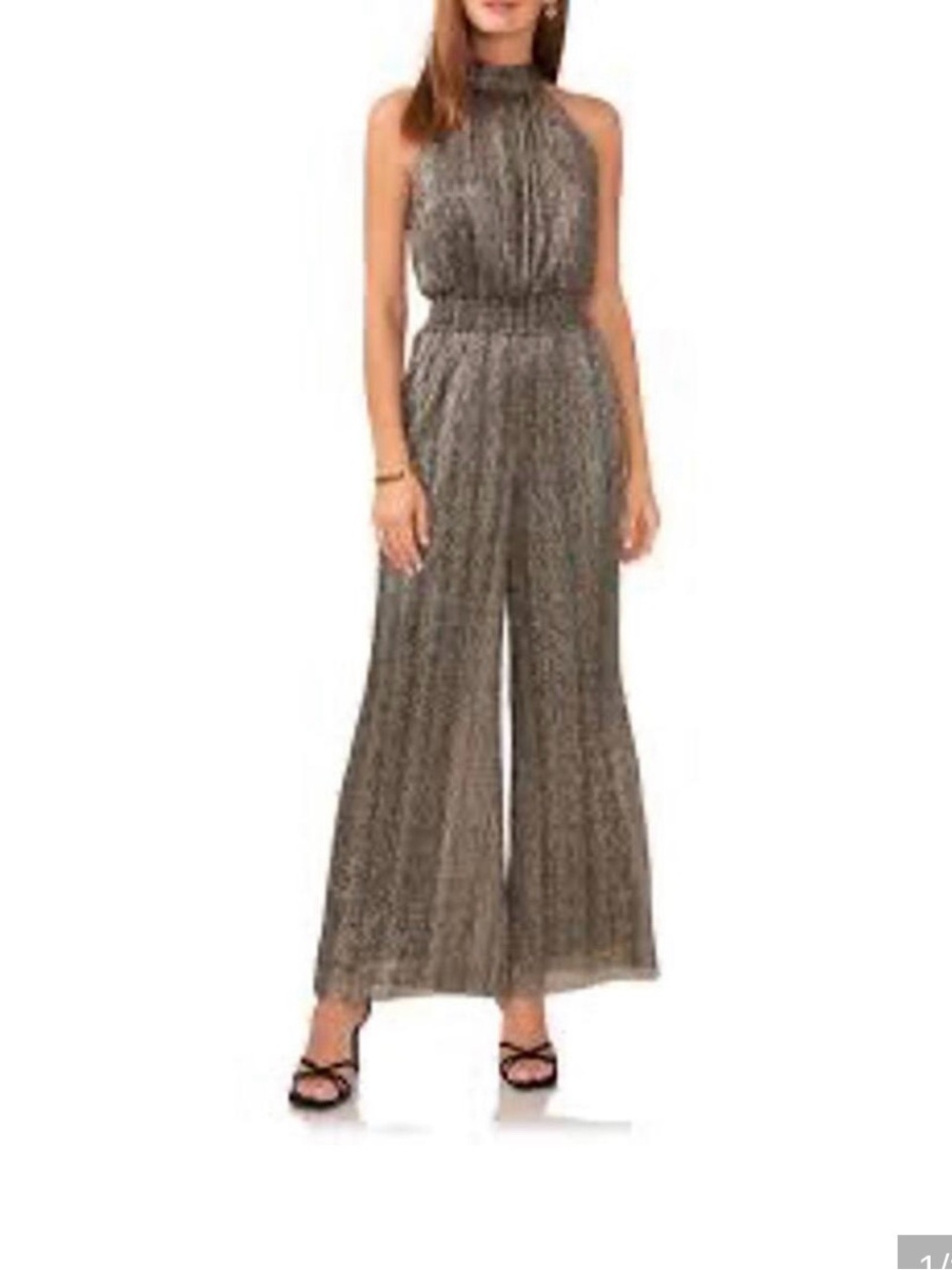 Vince Camuto Jumpsuit in Gold